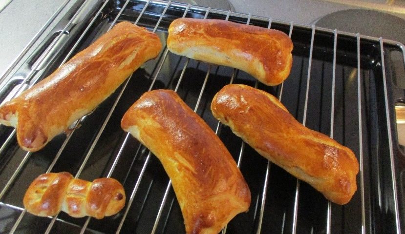 Knochen im Backofen